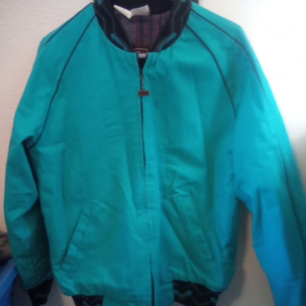 Vtg walls Aztec teal jacket size medium